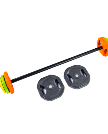 Aerobic Vægtstangssæt Farvet   Sort 40 Kg