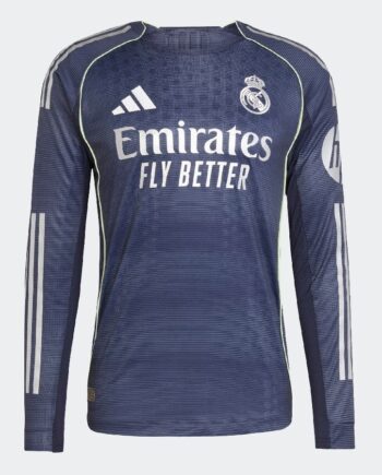 Real Madrid Away Jersey     2025 26 Authentic-