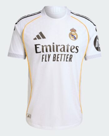 Real Madrid Home Jersey 2025 26 Authentic-
